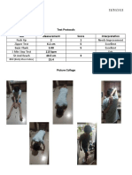 Test Protocols Test Measurement Score Interpretation 2 1 6.1 CM 5 1:00 5 115 BPM 40.5 CM 3 15.4