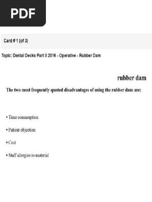 RESTO-Rubber Dam