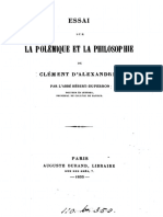 Rel - AA - Essai Sur La Polémique Et La Philosophie de Clément d'Alexandrie