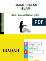 Konsep Ibadah Dalam Islam