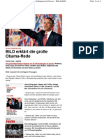 Barack Obama Große Rede