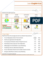 Reading Practice Helping Others Worksheet