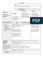 Lesson Plan Subject/Grade Unit/Skill/Topic of Lesson Standards Addressed Va:Re9.1. 2 Va:Cr2.1.2 Vacr3.1.2