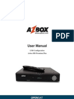 User Manual: LNB Configuration Azbox HD Premium Plus