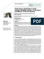 Performance Evaluation of The Voltage Stability Indices in The Real Conditions of Power System