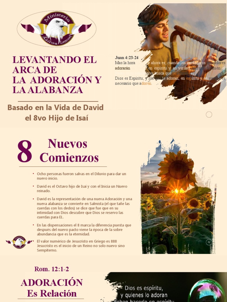 Levantando El Arca de La Adoración y La Alabanza | PDF | Salmos | Dios