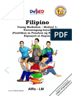 Filipino-8 Q1 Modyul-1 Edisyon1 Ver1