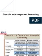 Financial Vs Management Accounting
