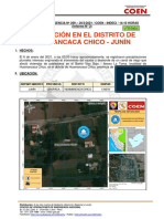 Informe de Emergencia #209 20feb2021 Inundación en El Distrito de Huamancaca Chico Junín 2