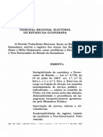 3.6 TRE Guanabara - Candidatura Zarur Governador - 31.03.1965