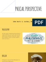 Philosophical Perspective PDF