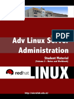 Vol 3 - Adv Linux Server Administration