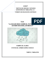 Lluvia de Ideas Sistema Nacional de Salud