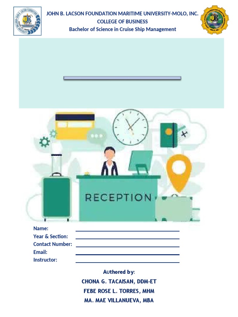 Unit I. Front Office Department PDF Point Of Sale