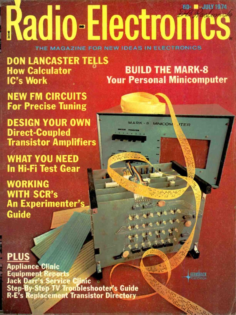 Radio Electronics 1974 07 | PDF | Electronic Circuits | Television