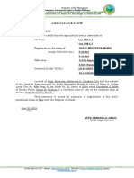 Bangsamoro land sale certifications