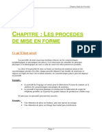 Etude Des Procedes