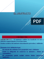 Usufructo-Derechos Reales