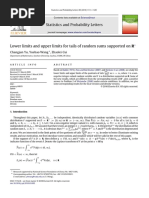 2010 Kinieciai-Lower Limits and Upper Limits For Tails of Random Sums Supported On R