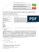 2010 Kinieciai-Lower Limits and Upper Limits For Tails of Random Sums Supported On R