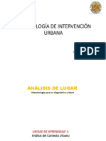 Metodologia para Intervencion Urbana