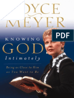 Knowing God Intimately Joyce Meyer Christiandiet - Com .NG