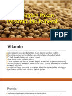Mikronutrien Pakan (Vitamin Dan Mineral)