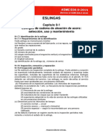 Eslingas: Capítulo 9-1 Eslingas de Cadena de Aleación de Acero: Selección, Uso y Mantenimiento