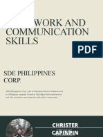 Bsme 2B: Teamwork and Communication Skills