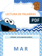 LECTURA DE PALABRAS