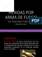 Lesiones Por Arma de Fuego