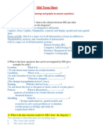 Mid Term Sheet: Use Sketches, Drawings and Graphs To Answer Questions