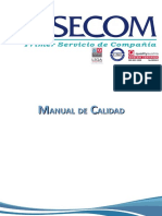 SECOM Manual de Calidad 2016