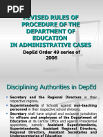 Revised DepEd Rules on Admin Cases | PDF | Affidavit | Witness