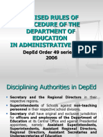 Revised Rules of Procedure of The Department of Education in Administrative Cases