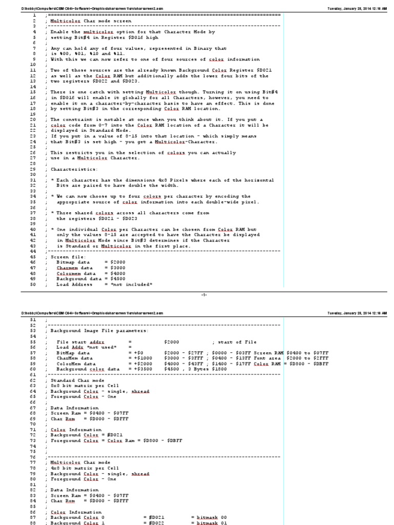Charscreen 2 | PDF | Computer Engineering | Graphics