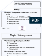 Project Management Techniques PERT CPM