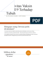 Efektivitas Vaksin Covid19 Terhadap Tubuh