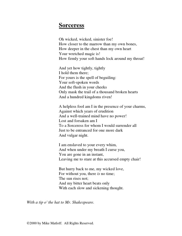 Sorceress Pdf