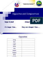 Comparatives and Opposites