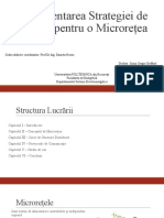 Implementarea Strategiei de Control Pentru o Microrețea