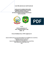 Rancangan Pelaksanaan Aktualisasi: Nur Naningsi, S.T NIP. 19900128 202012 2 002 NDH: 10