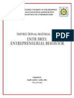 Entr-20013 Entrepreneurial-Behavior 1 PDF