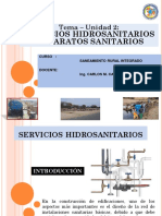 Unidad 2 Serv. Hidrosanitarios y Aparatos Sanitarios