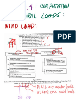 Computation of lateral loads and seismic design forces