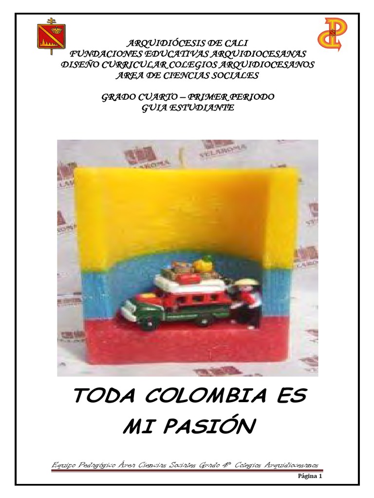 Talleres de Ciencias Sociales Grado 4 | PDF | Colombia | Geografía