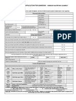 Application For Admission - : Deck Courses - Booking Form Personal Information