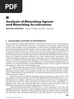 Analysis of Bleaching Agents and Bleaching Accelerators: I. Bleaching Systems in Detergents