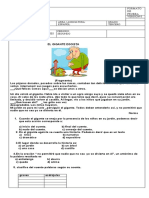 Fecha de Presentación: Área / Asignatura: Español Grado: Tercero Nombre Del Estudiante: Docente: Maria Eugenia Meneses Bolaños Periodo: Segundo