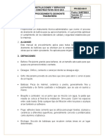 Analisis de Proceso Desmonte Tina